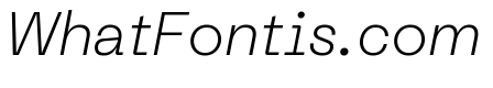 Neue Machina Plain Ultralight Italic