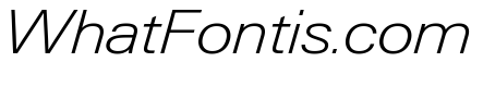 Neue Gstaad Wide Variable Wide Extralight Italic