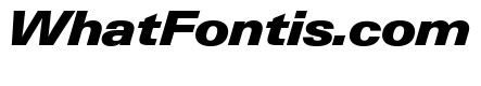 Neue Gstaad Wide Variable Wide Black Italic