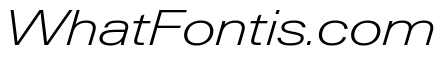 Neue Gstaad Variable Expanded Extralight Italic