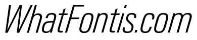 Neue Gstaad Condensed Variable Condensed Extralight Italic