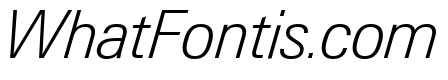 Neue Gstaad Compact Variable Compact Extralight Italic