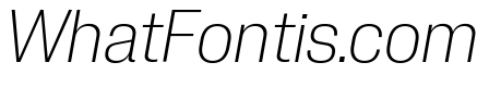 Neue Corp Variable Compact Ultralight Italic
