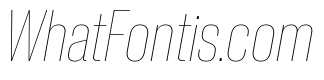 Neue Corp Tight Thin Italic