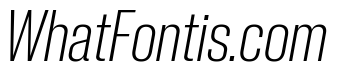 Neue Corp Tight Light Italic