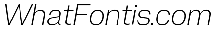 Neue Corp Normal Ultralight Italic