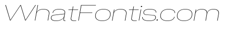 Neue Corp Extended Thin Italic