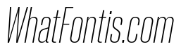 Neue Corp Condensed Ultralight Italic