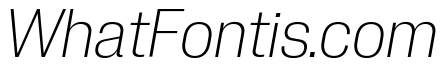 Neue Corp Compact Ultralight Italic