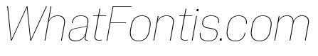 Neue Corp Compact Thin Italic