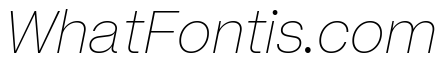 Mori Variable Thin Italic