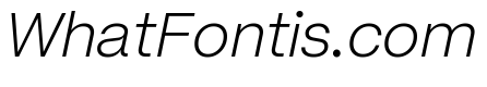 Mori Variable Light Italic