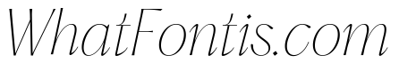 Hatton Thin Italic