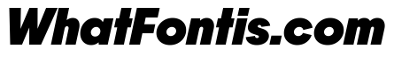 Frama Extrabold Italic