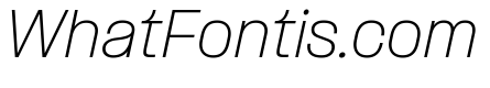 Formula Thin Italic