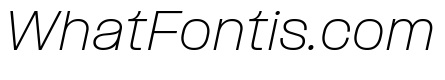Formula Semi Extended Thin Italic