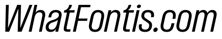 Formula Narrow Light Italic
