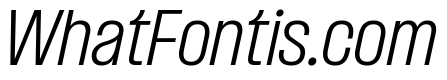 Formula Narrow Extralight Italic