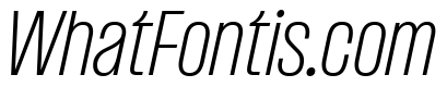 Formula Condensed Thin Italic