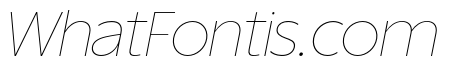 ReallySansLarge HairlineItalic