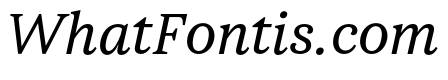 ParcloSerif Italic