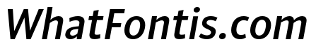 ParcloSansNarrow MediumItalic