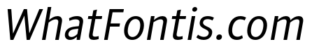 ParcloSansNarrow Italic