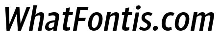 ParcloSansCondensed MediumItalic