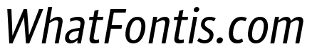 ParcloSansCondensed Italic