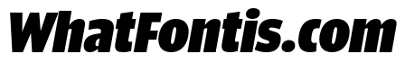ParcloSansCondensed ExtraBlackItalic