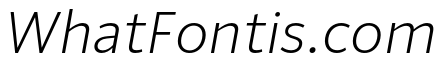 ParcloSans LightItalic