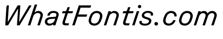 UniforaStandard RegularItalic Instance