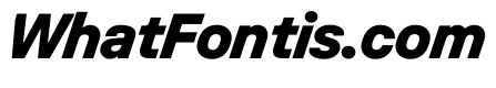 UniforaStandard ExtraboldItalic Instance