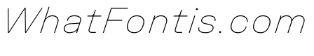UniforaSemiexpanded ThinItalic Instance