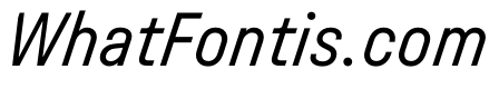 UniforaNarrow RegularItalic Instance