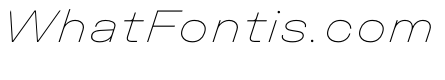 UniforaExpanded ThinItalic