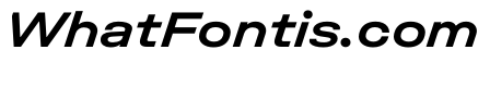 UniforaExpanded SemiboldItalic