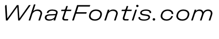 UniforaExpanded LightItalic
