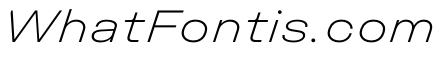 UniforaExpanded ExtralightItalic