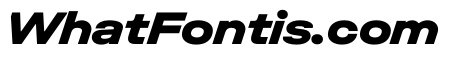 UniforaExpanded ExtraboldItalic