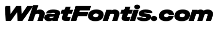 UniforaExpanded BlackItalic