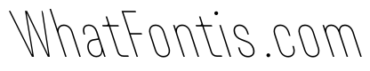 UniforaCondensed ThinRetalic Instance