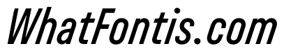 UniforaCondensed MediumItalic Instance