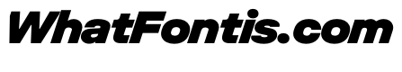 Unifora SemiexpandedBlackItalic Instance