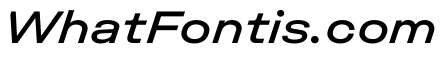 Unifora ExpandedMediumItalic Instance