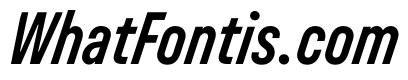 Unifora CondensedSemiboldItalic Instance