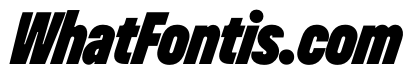 Unifora CondensedBlackItalic Instance