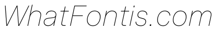 InnovatorGrotesk ThinItalic