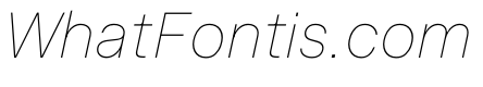 InnovatorGrotesk ThinItalic Instance