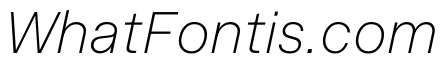 InnovatorGrotesk ExtraLightItalic Instance